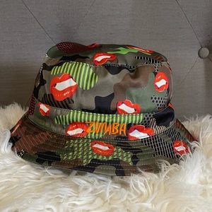 Zumba Camo and Lips Bucket Hat